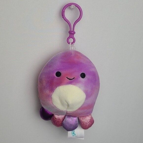 Adelaide the Octopus NWT 3.5" Squishmallow Clip - Picture 2 of 8